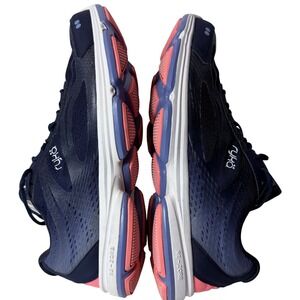 Ryka Devotion Plus 2 Womens Walking Shoes Navy Blue Pink Size 9M RE-ZORB Cushion